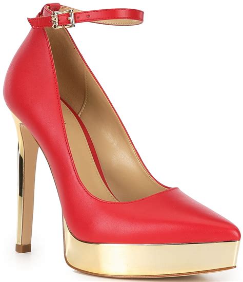 michael michael kors xenia leather platform pump|Xenia Leather Platform Pump .